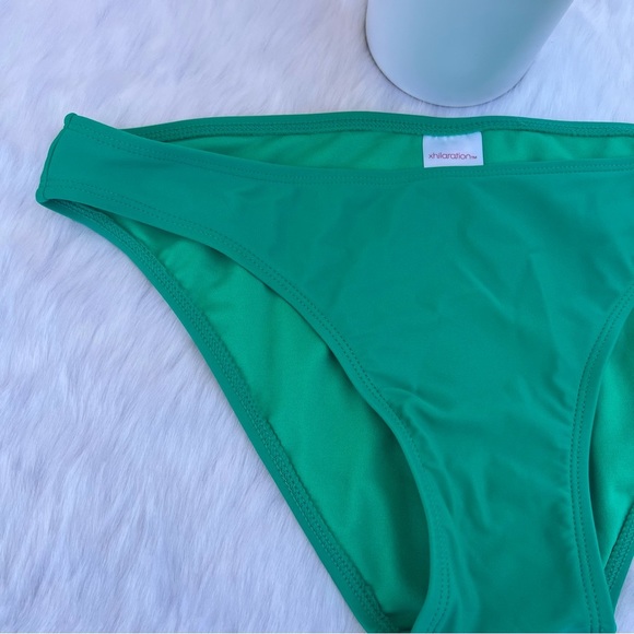 NWT Xhilaration Junior's Girl's Cheeky Bikini Bottom Green Large - Picture 4 of 12